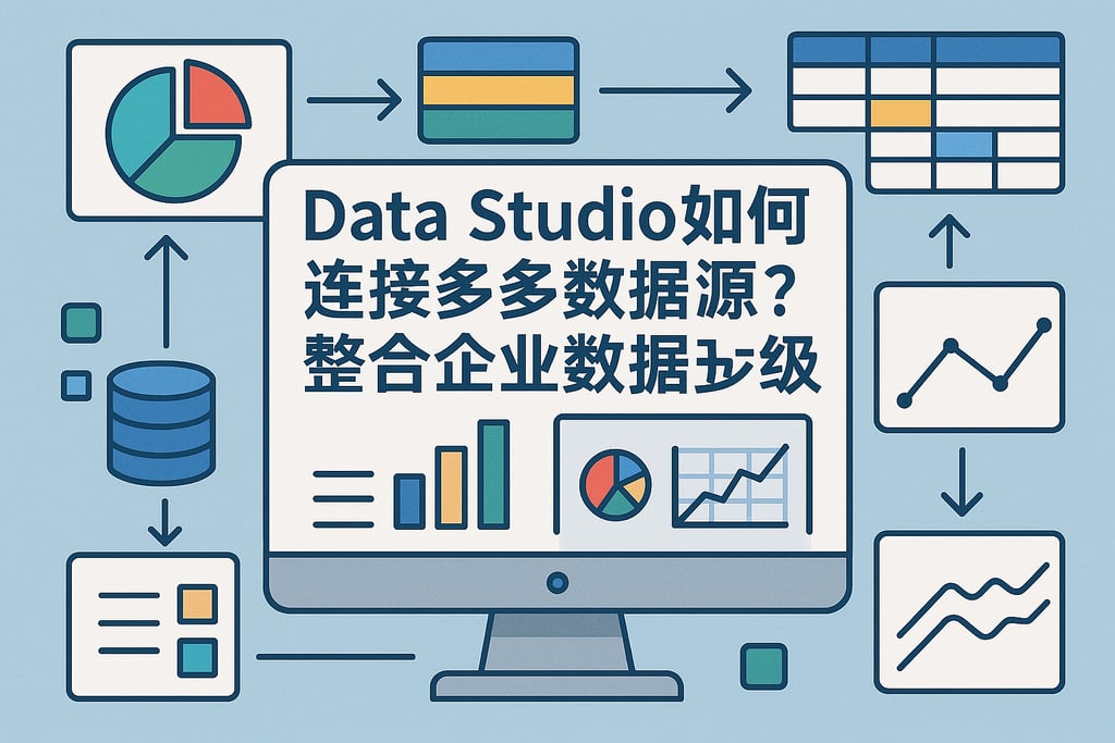 Data Studio如何对接多数据源？整合企业数据的关键步骤